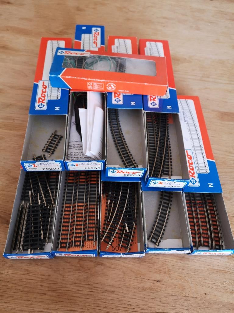Roco N rails 36 stuks, Gelijkstroom, Verzenden, Rails, Zo goed als nieuw
