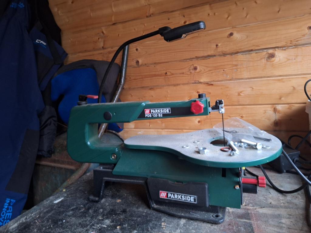 Figuurzaag machine van parksite, Ophalen of Verzenden, Zo goed als nieuw, 30 tot 70 mm, Figuurzaag