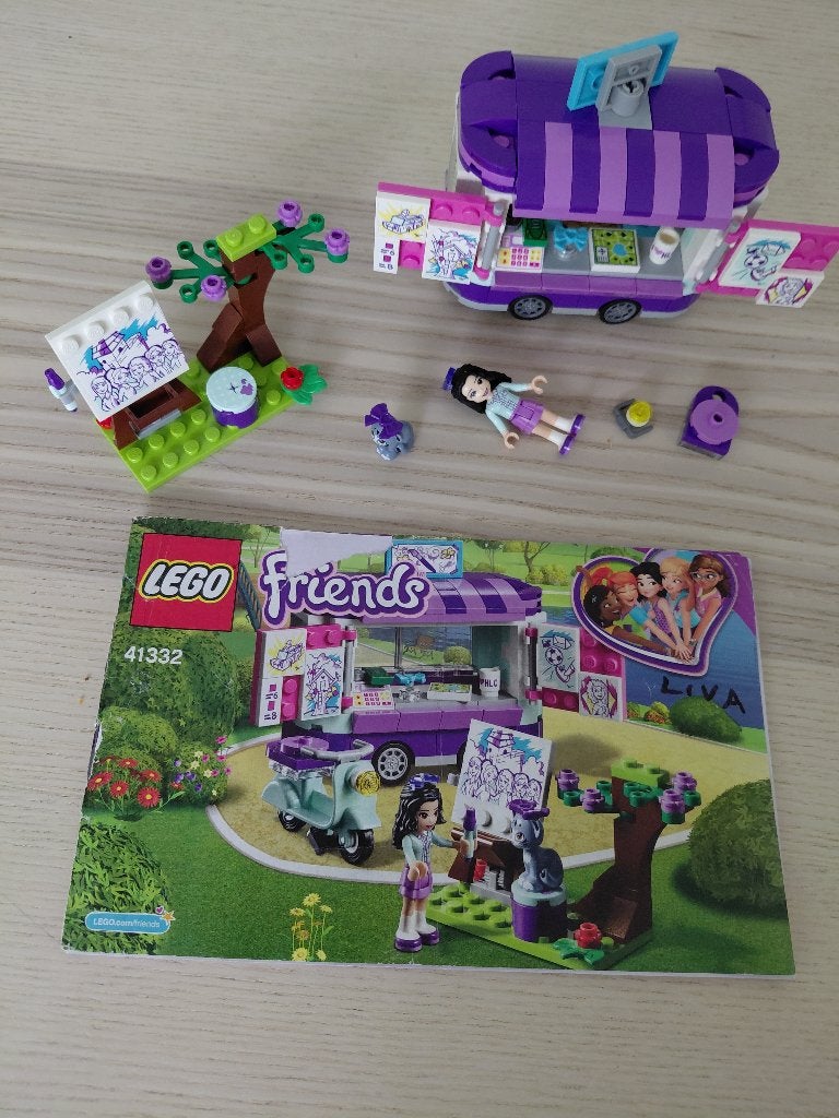 LEGO Emma's kunstkraam 41332, Kinderen en Baby's, Ophalen, Gebruikt, Lego, Complete set