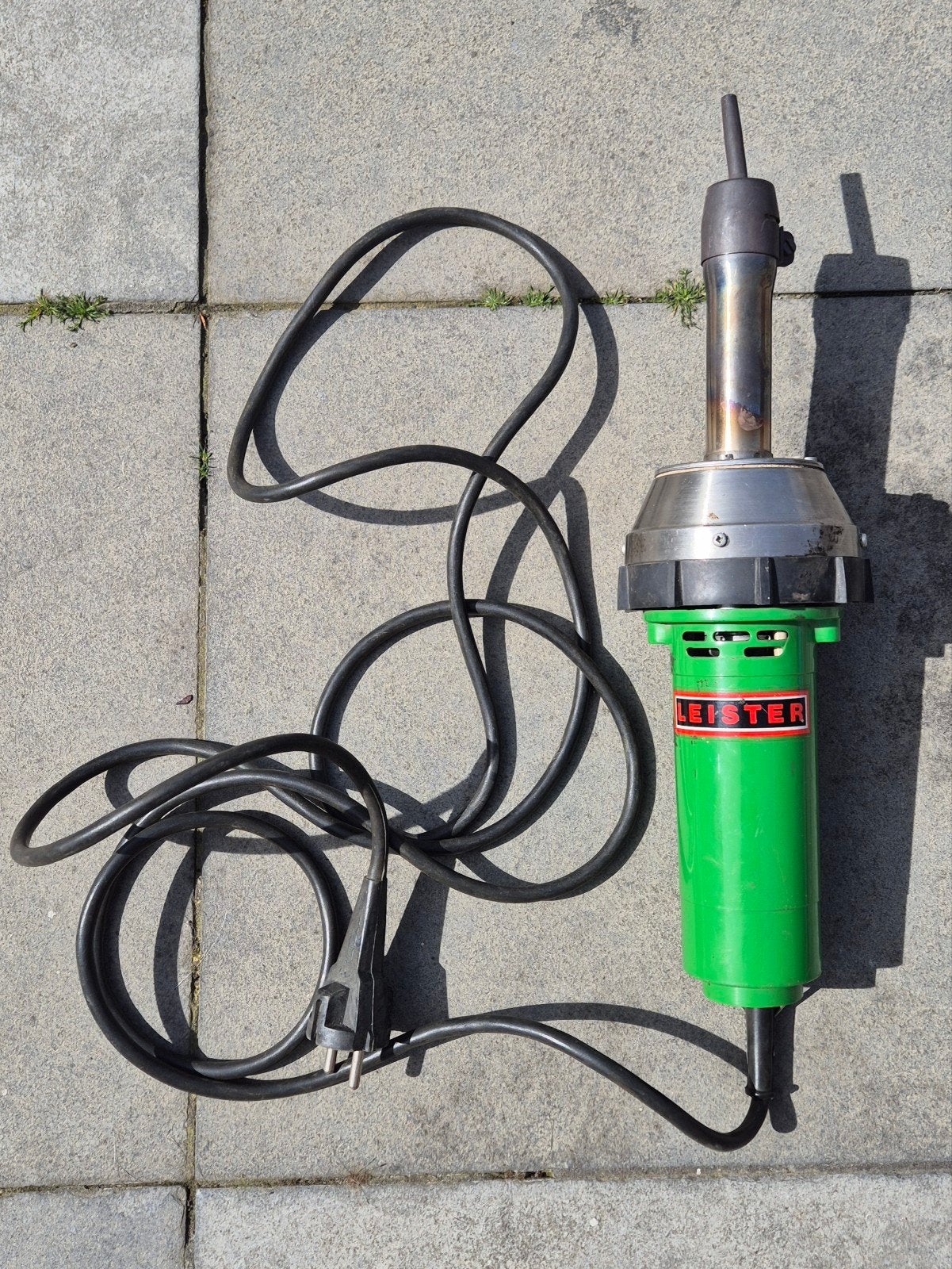 Leister hete lucht föhn/kunststof lasapparaat, Ophalen, Gebruikt