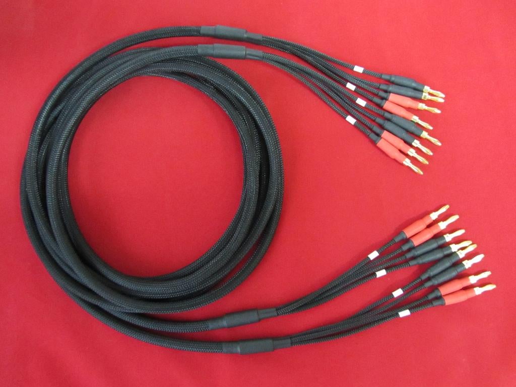 Luidsprekerkabels High End Bi-wire/ Bi-amp 4 x 4 mm², JKEhifi, JKEhifi Emmeoloord, Nieuw, Ophalen of Verzenden