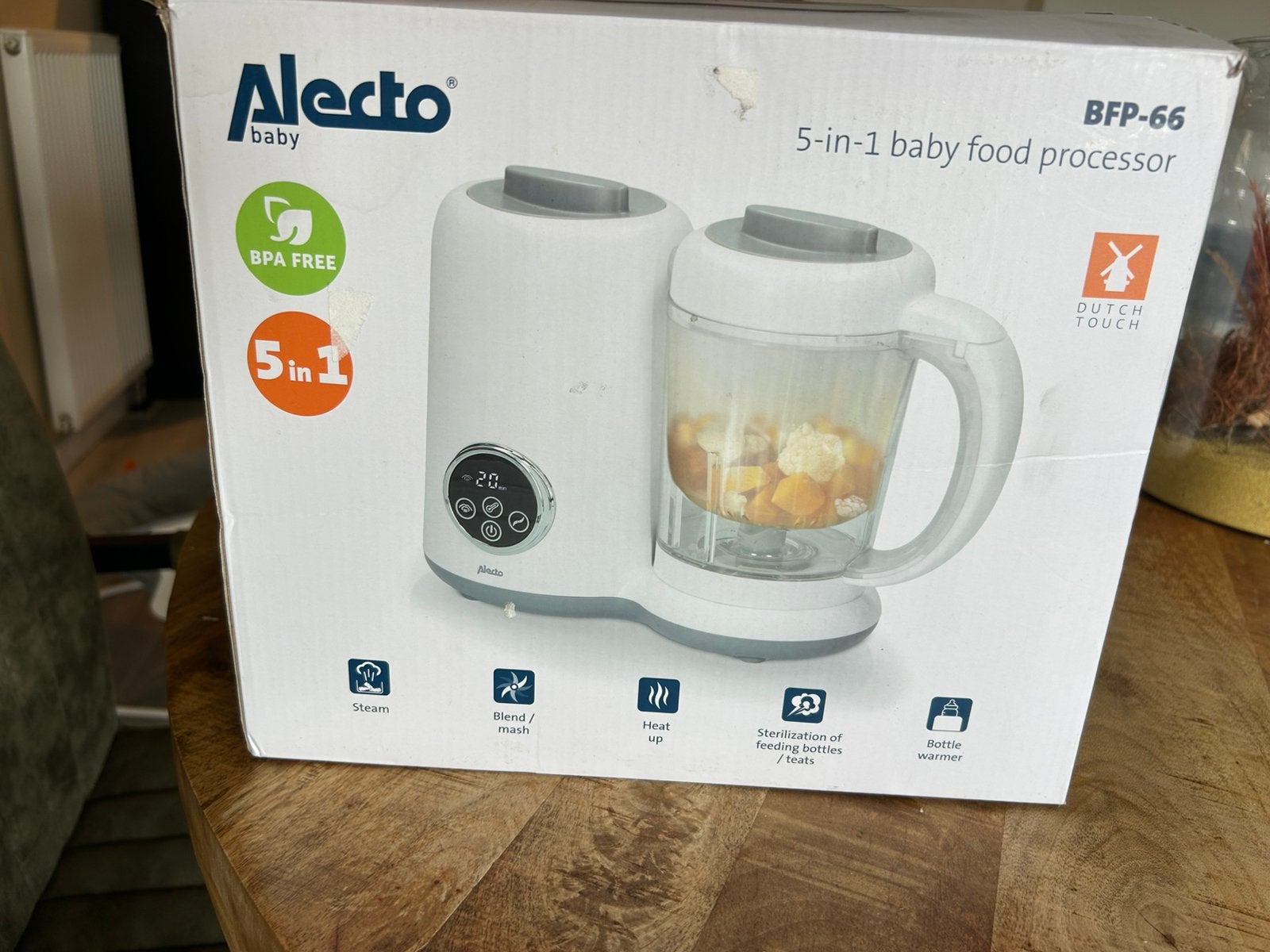 Alecto foodprocessor 5-in-1, Kinderen en Baby's, Babyvoeding en Toebehoren, Ophalen of Verzenden, Gebruikt