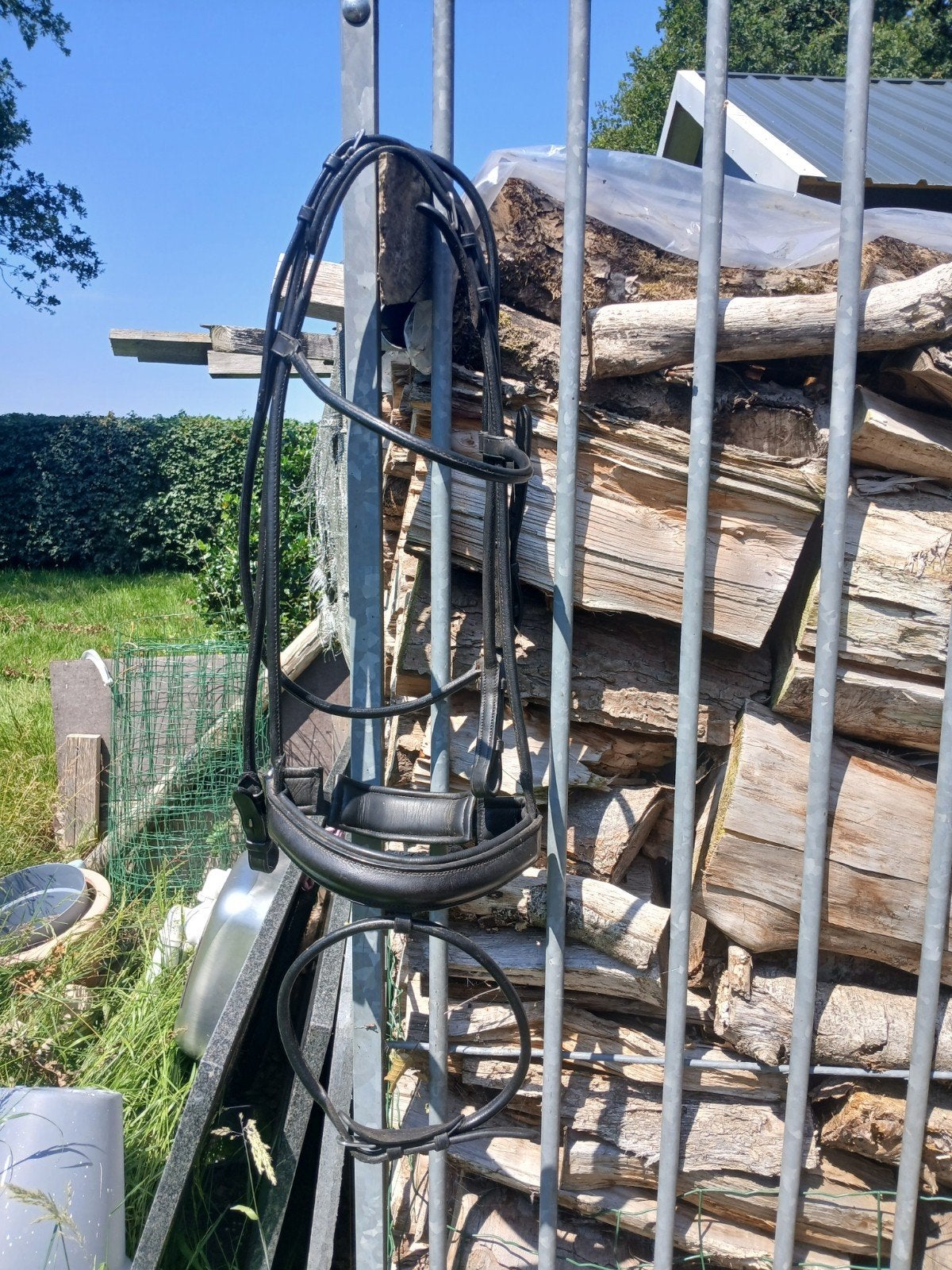 Hoofdstel zwart Full, Dieren en Toebehoren, Ophalen, Zo goed als nieuw, Dressuur