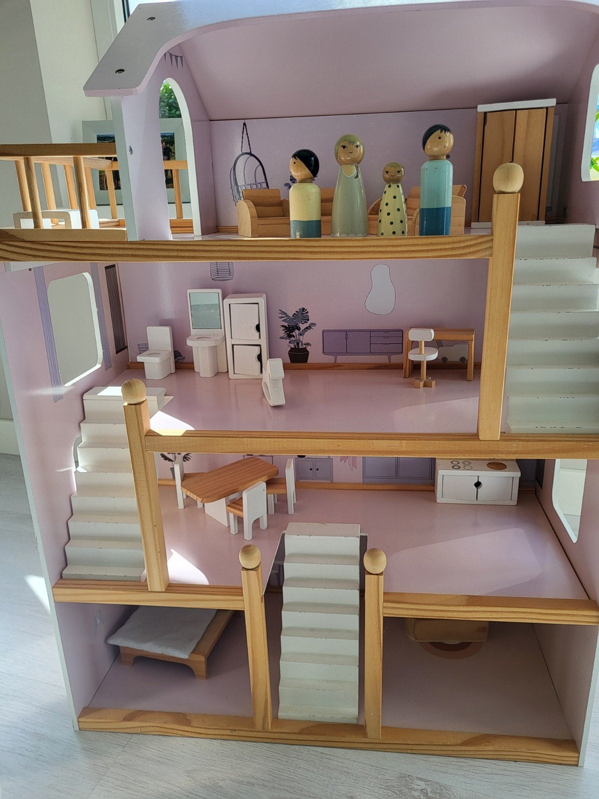 poppenhuis, petit amelie, Ophalen, Zo goed als nieuw, Poppenhuis