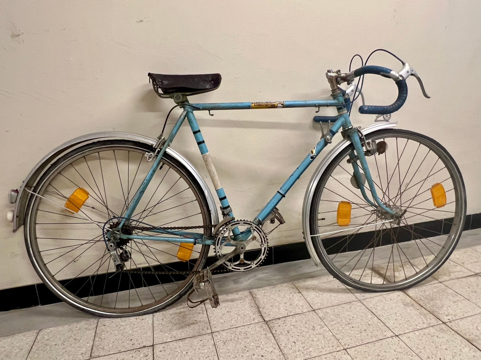 Jaren 60 vintage koersfiets !!, Overige merken, Minder dan 10 versnellingen, Staal, Ophalen of Verzenden