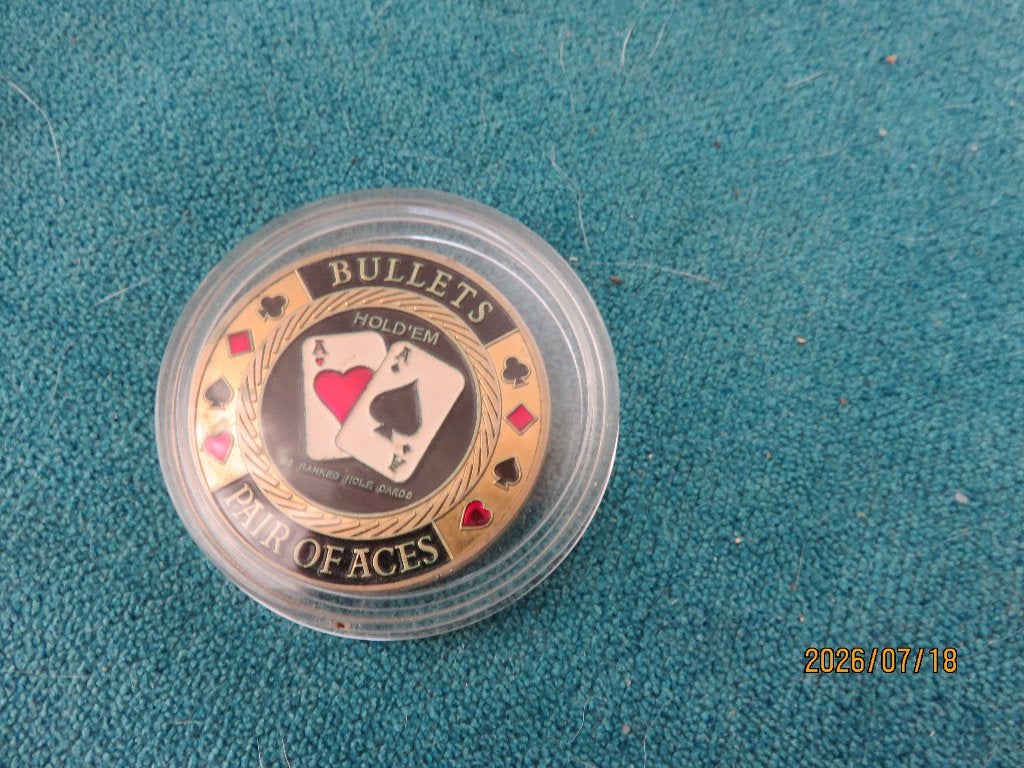 POKER KAART BESCHERMER, Verzenden, Zo goed als nieuw