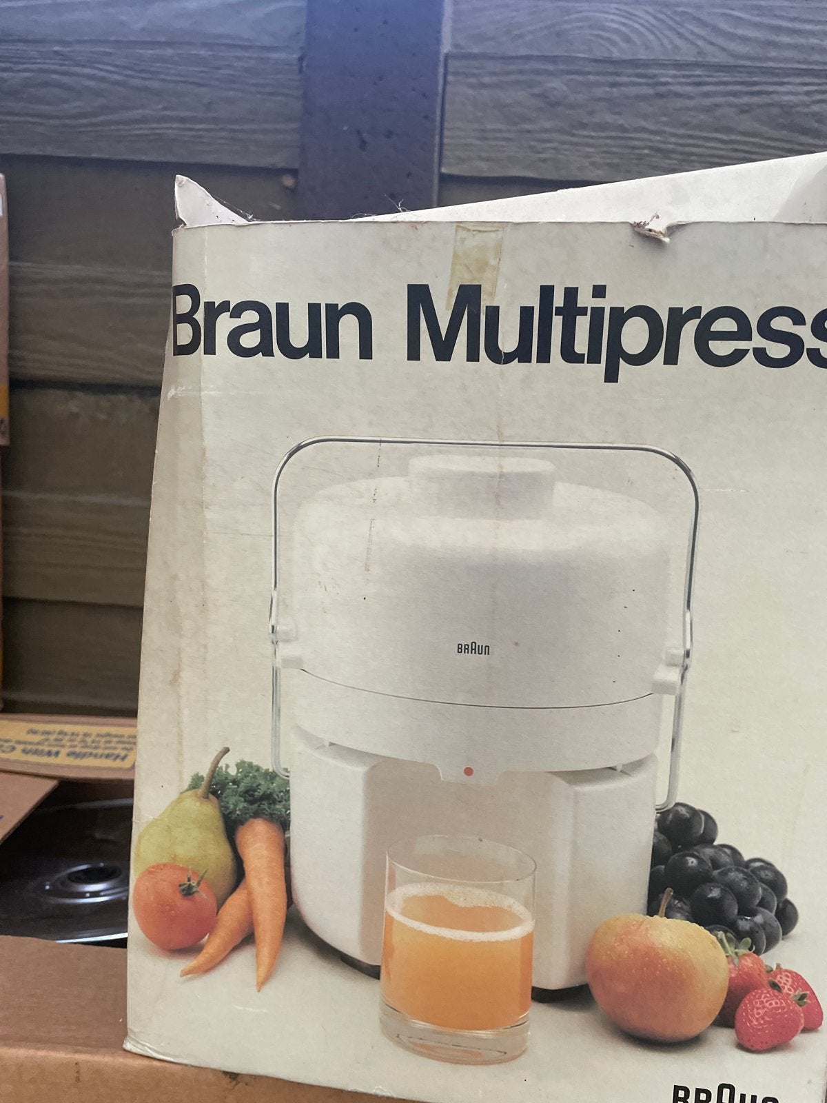 Braun Multipress MP 50 Sapcentrifuge - Vintage, Ophalen, Gebruikt, Elektrisch, Sapcentrifuge