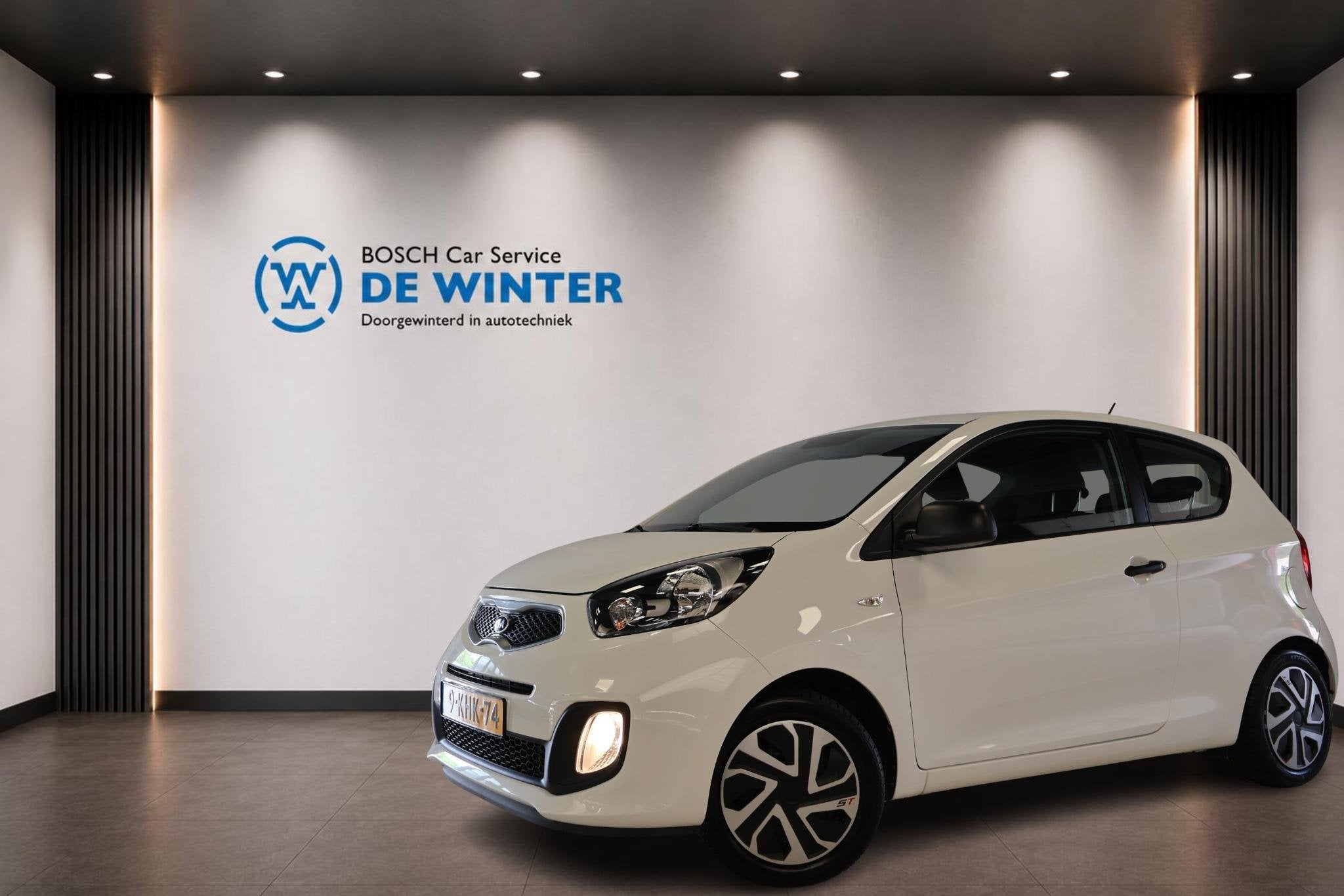 Kia Picanto 1.0 CVVT ISG, Voorwielaandrijving, Euro 5, Stof, Gebruikt