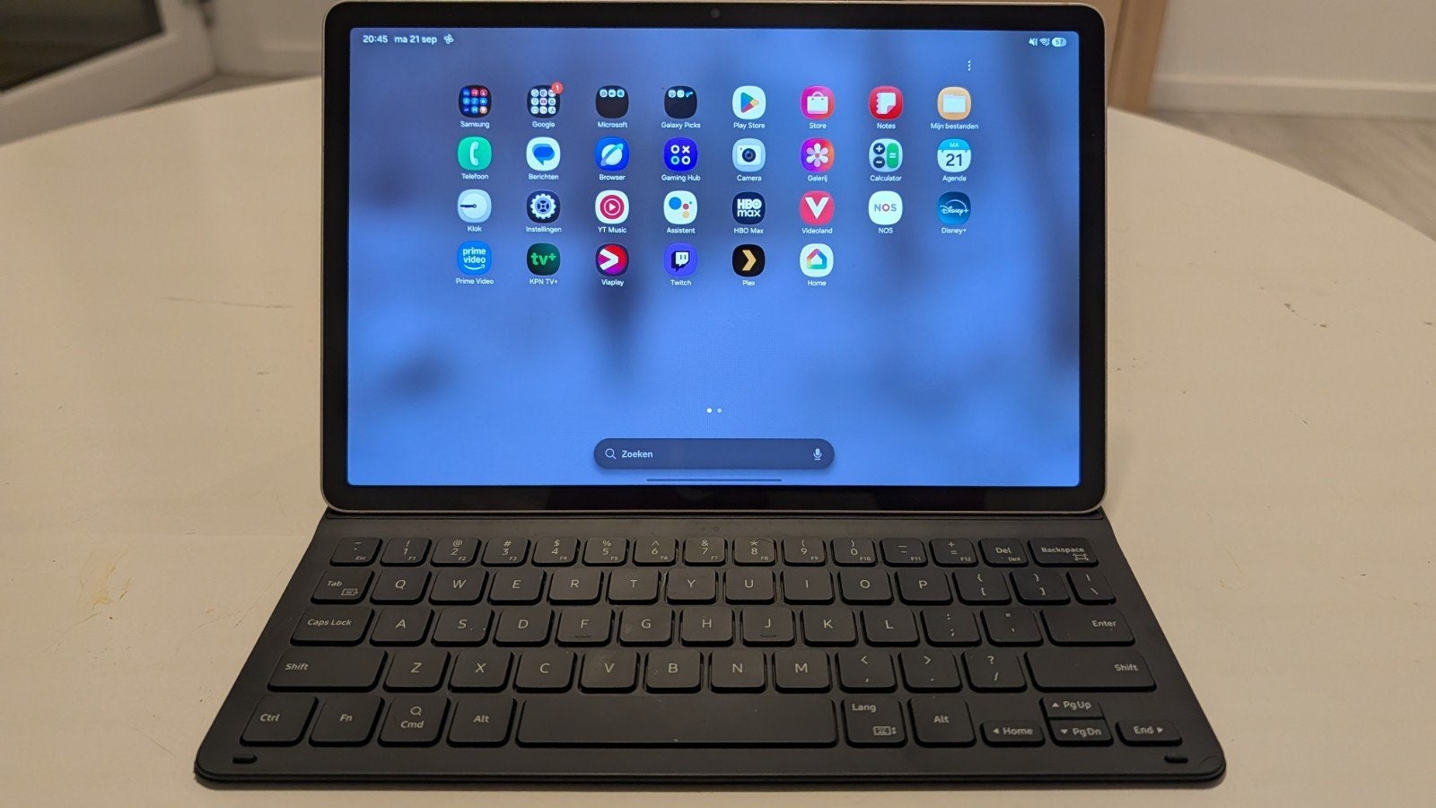 Samsung Galaxy Tab S9 128GB - Met keyboard cover, Computers en Software, 11 inch, Ophalen of Verzenden, Zo goed als nieuw, Galaxy Tab S9