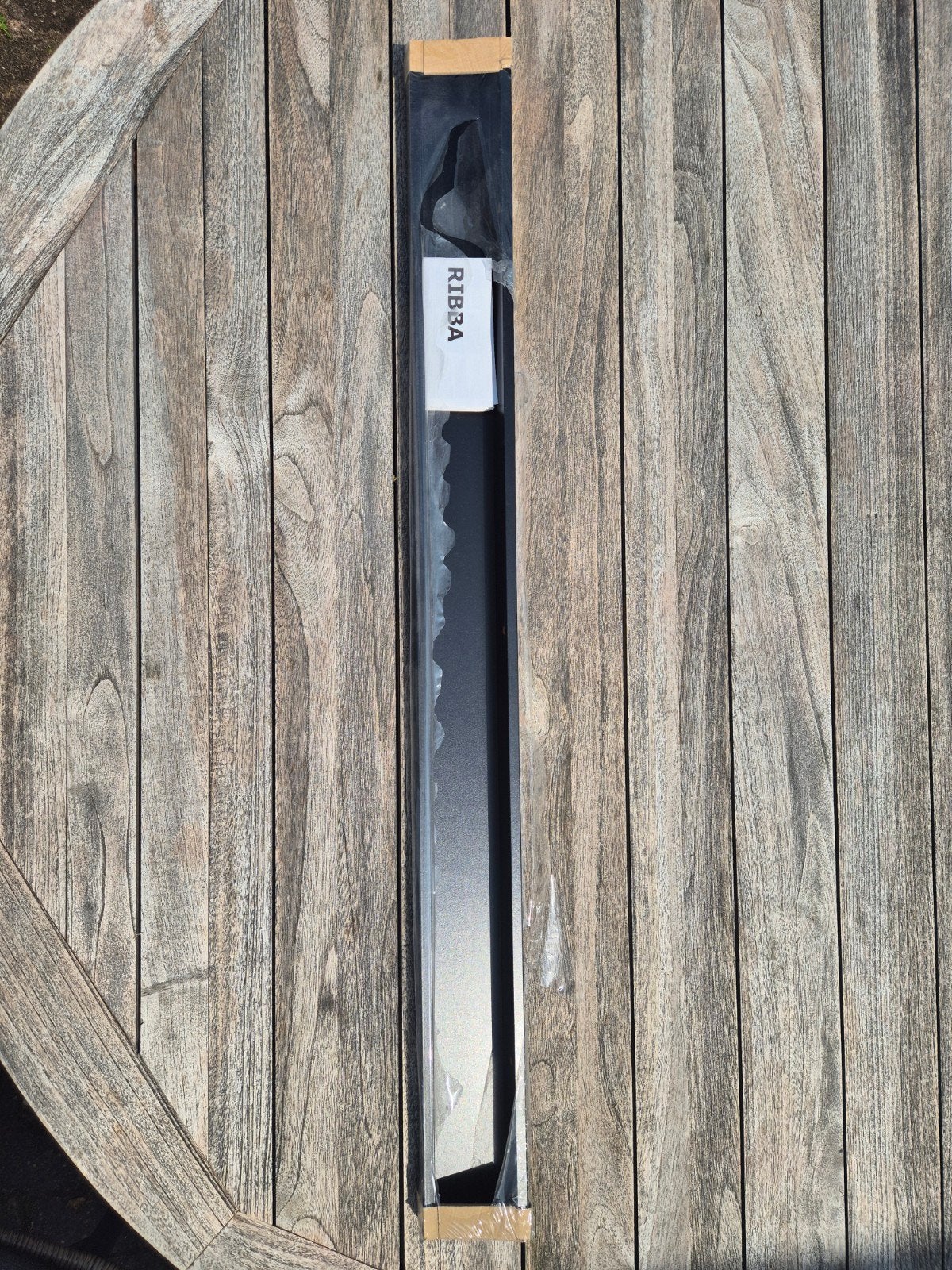 IKEA RIBBA wandplank Fotoplank - Zwart, 115 cm, Ophalen, Nieuw