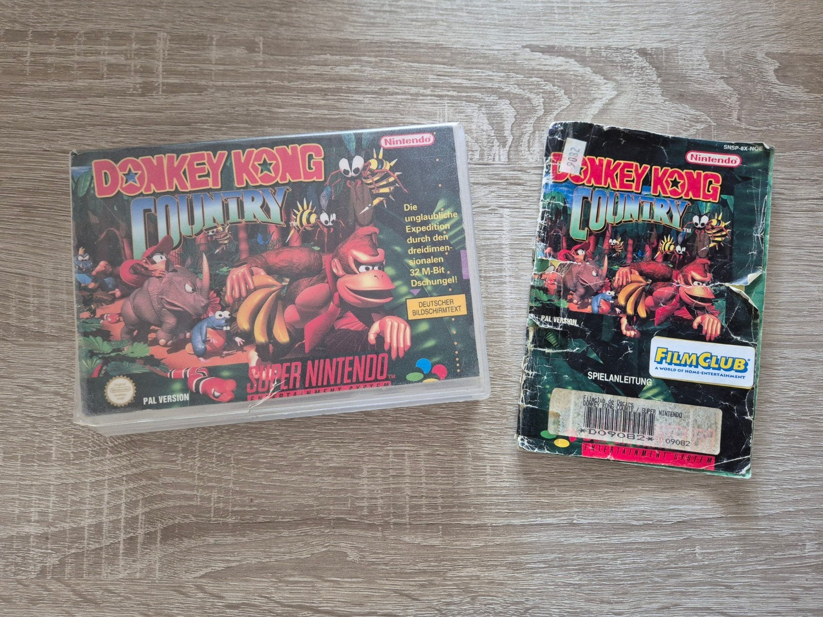 Doos + boekje - Donkey Kong Country - SNES, Ophalen of Verzenden, Gebruikt