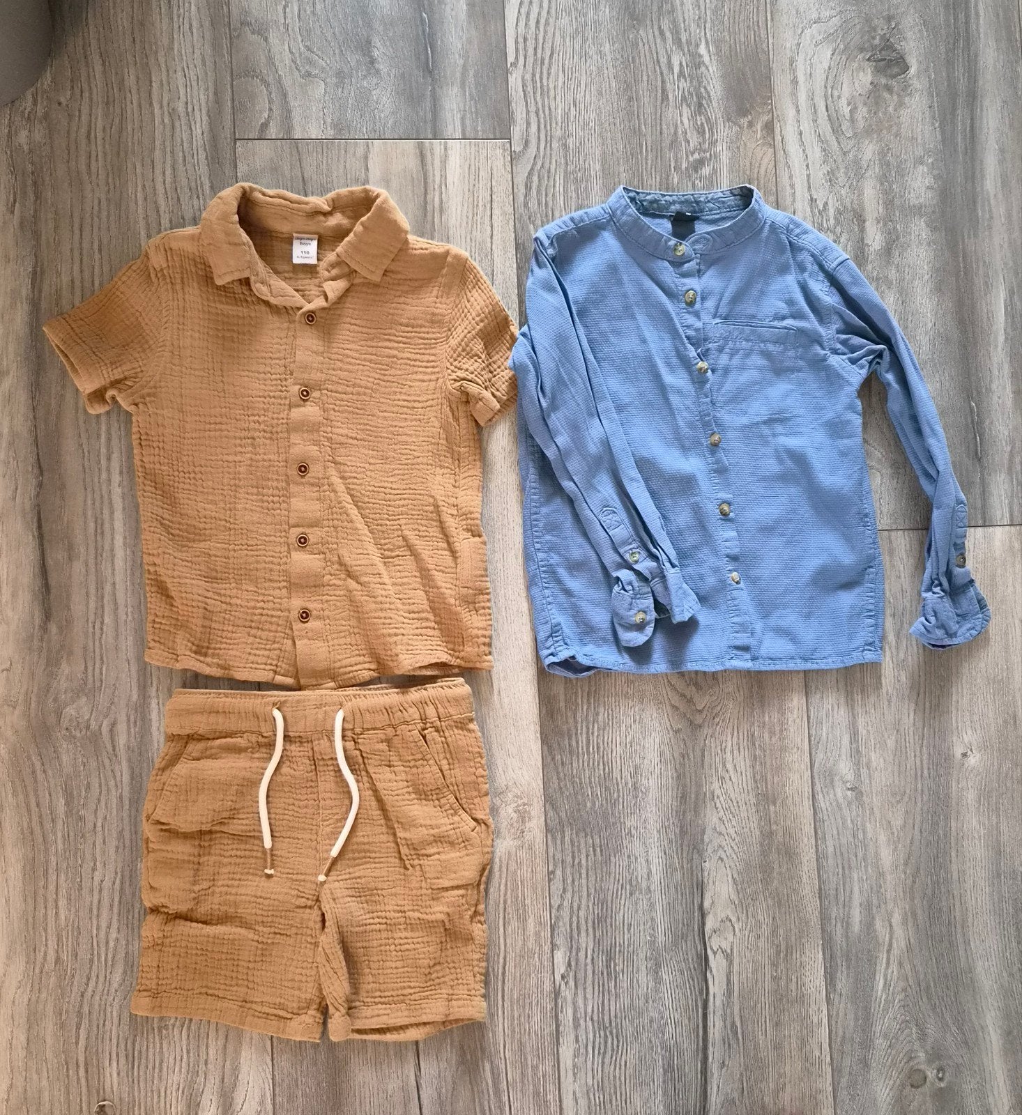 Set voor jongens, maat 110, Kinderen en Baby's, Dopo dopo, Overhemd of Blouse, Ophalen of Verzenden, Zo goed als nieuw