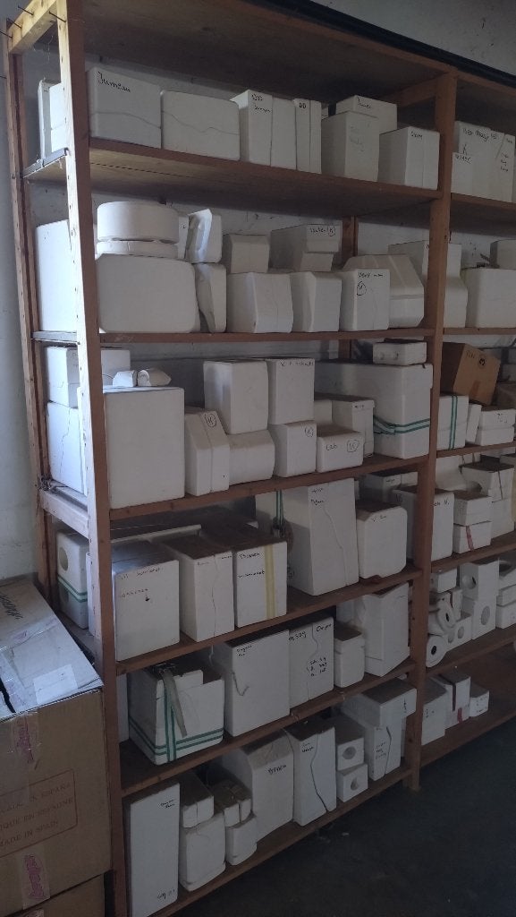 ca. 300 Gietmallen voor Porseleinen Poppen - Inclusief oven, Ophalen, Gebruikt, Overige typen, Wit