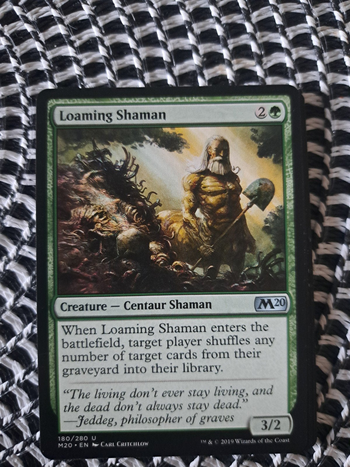 Magic: The Gathering - Loaming Shaman (M20), Verzenden, Zo goed als nieuw, Losse kaart