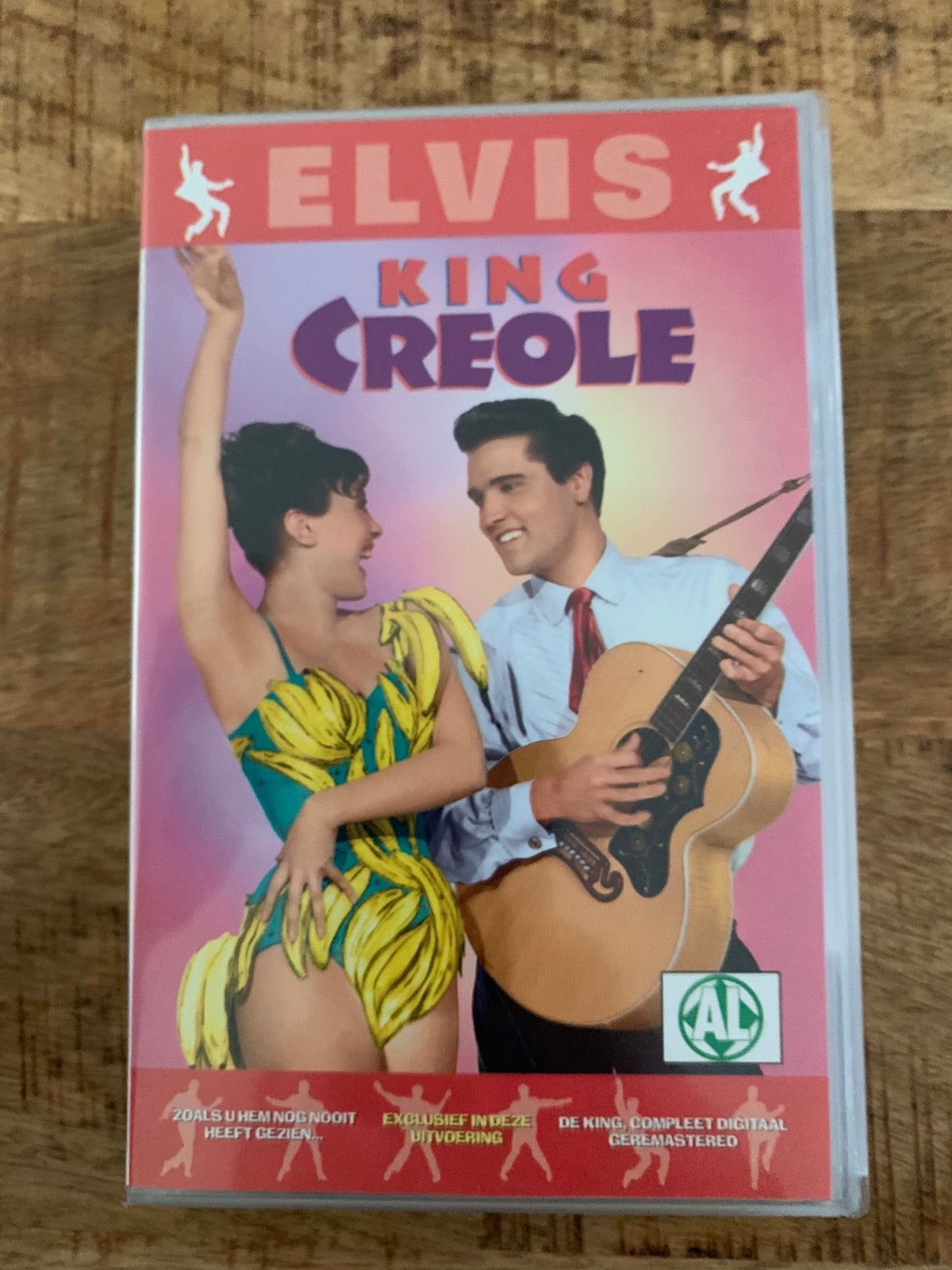 VHS Elvis Presley “king Creole”, Alle leeftijden, Ophalen of Verzenden, Zo goed als nieuw