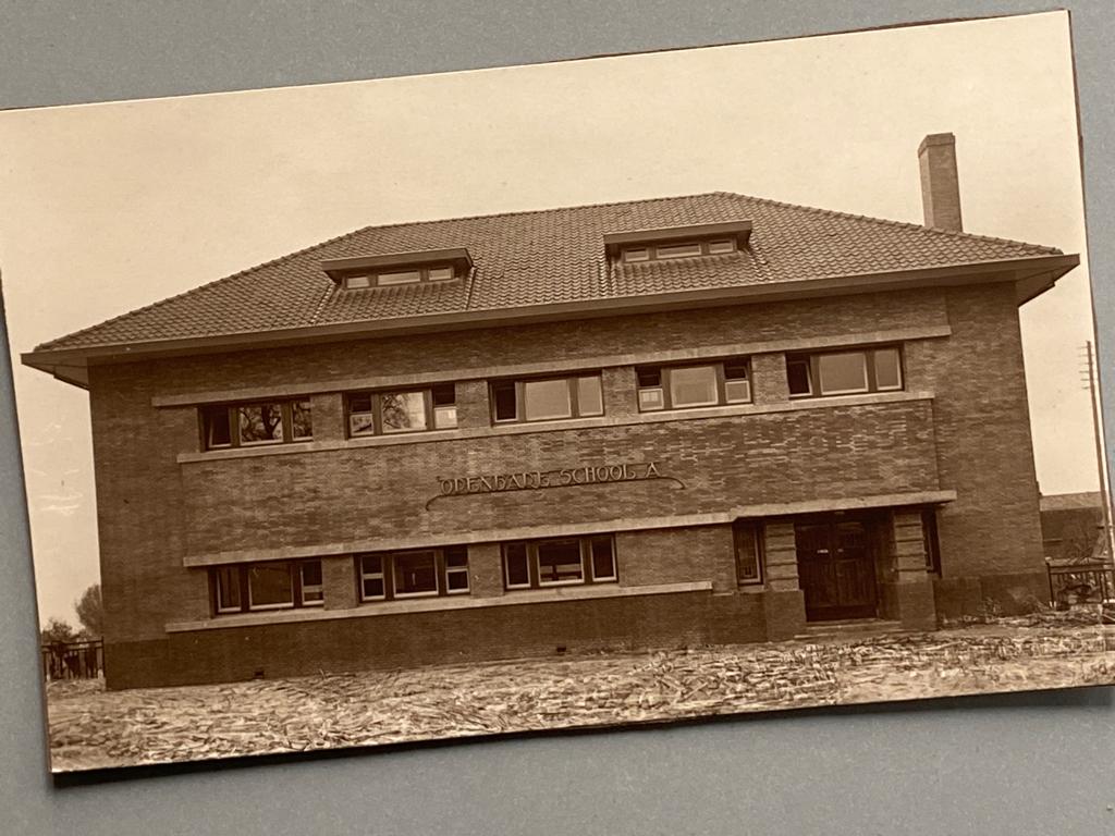 Foto School A Waddinxveen 1925, Foto, Ophalen of Verzenden, Zo goed als nieuw, Gebouw