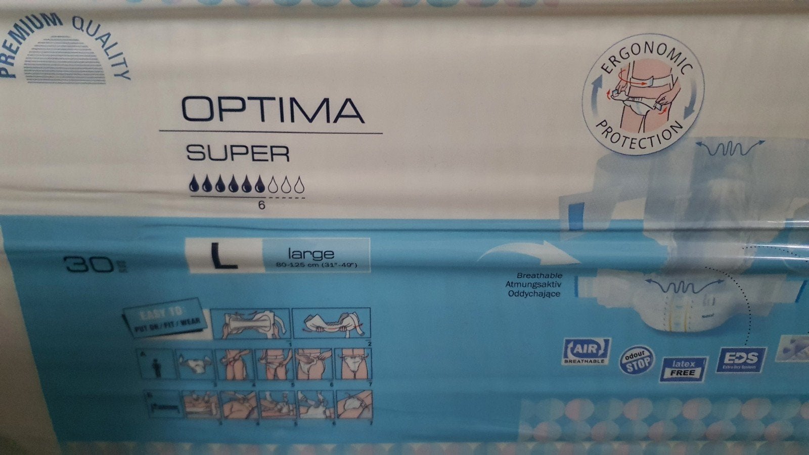 2 pakken Seni Optima Super L Incontinentieluiers, Diversen, Verpleegmiddelen, Ophalen