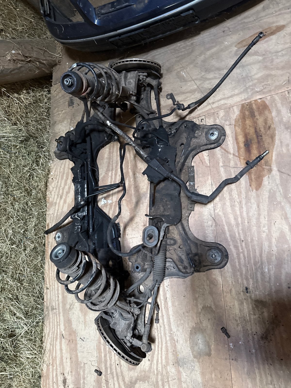 Voorsubframe met stuurhuis en fusee's voor VAG-modellen, Ophalen, Gebruikt, Volkswagen