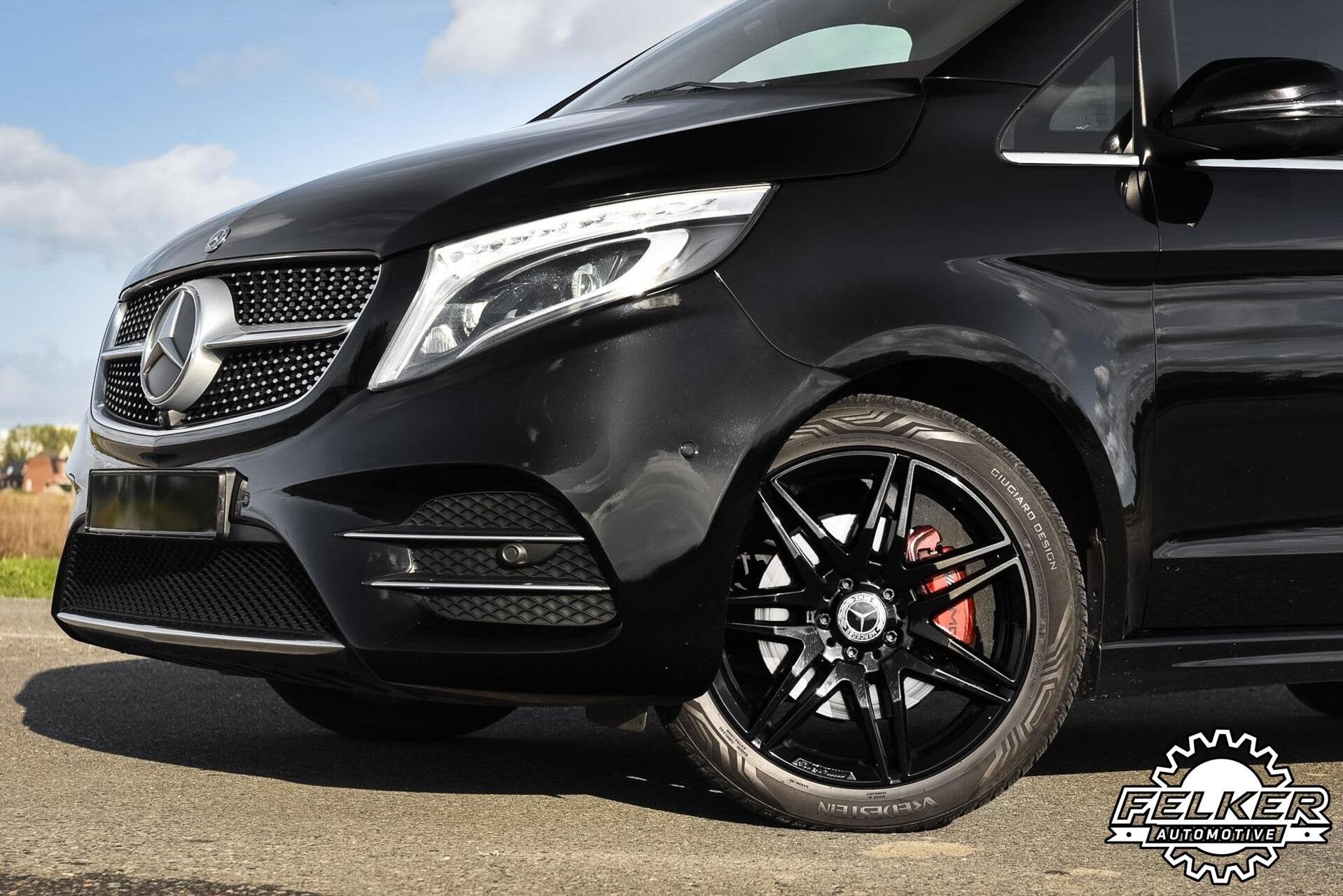 Mercedes V300d Lang Avantgarde | Leder | 360° | LED, Auto's, Automaat, 4 cilinders, Zwart, Bedrijf