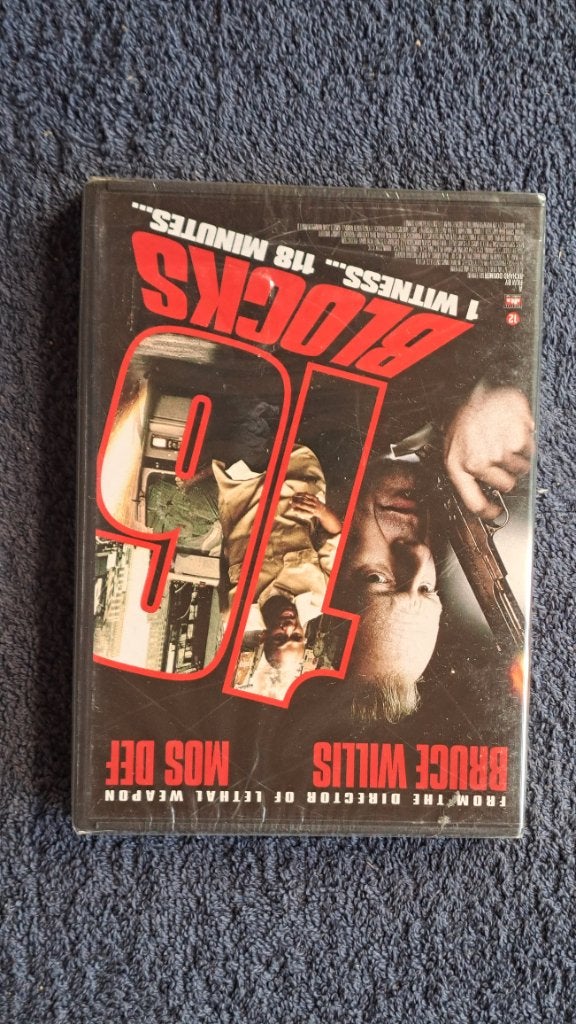16 Blocks "Bruce Willis, Mos Def", Vanaf 16 jaar, Ophalen of Verzenden, Zo goed als nieuw