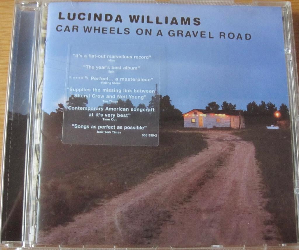 Lucinda Williams - Car wheels on a gravel road - 1998, Cd's en Dvd's, Ophalen of Verzenden, Zo goed als nieuw
