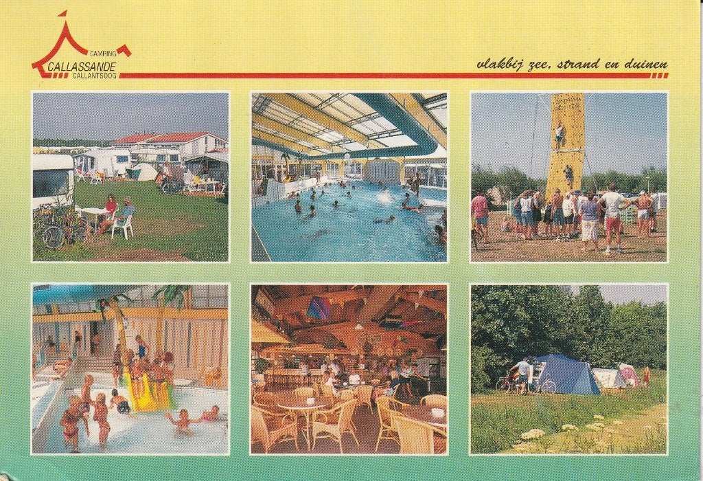 Callantsoog    Camping Callanssande, Verzamelen, Ansichtkaarten | Nederland, Ophalen of Verzenden, 1980 tot heden, Gelopen, Noord-Holland