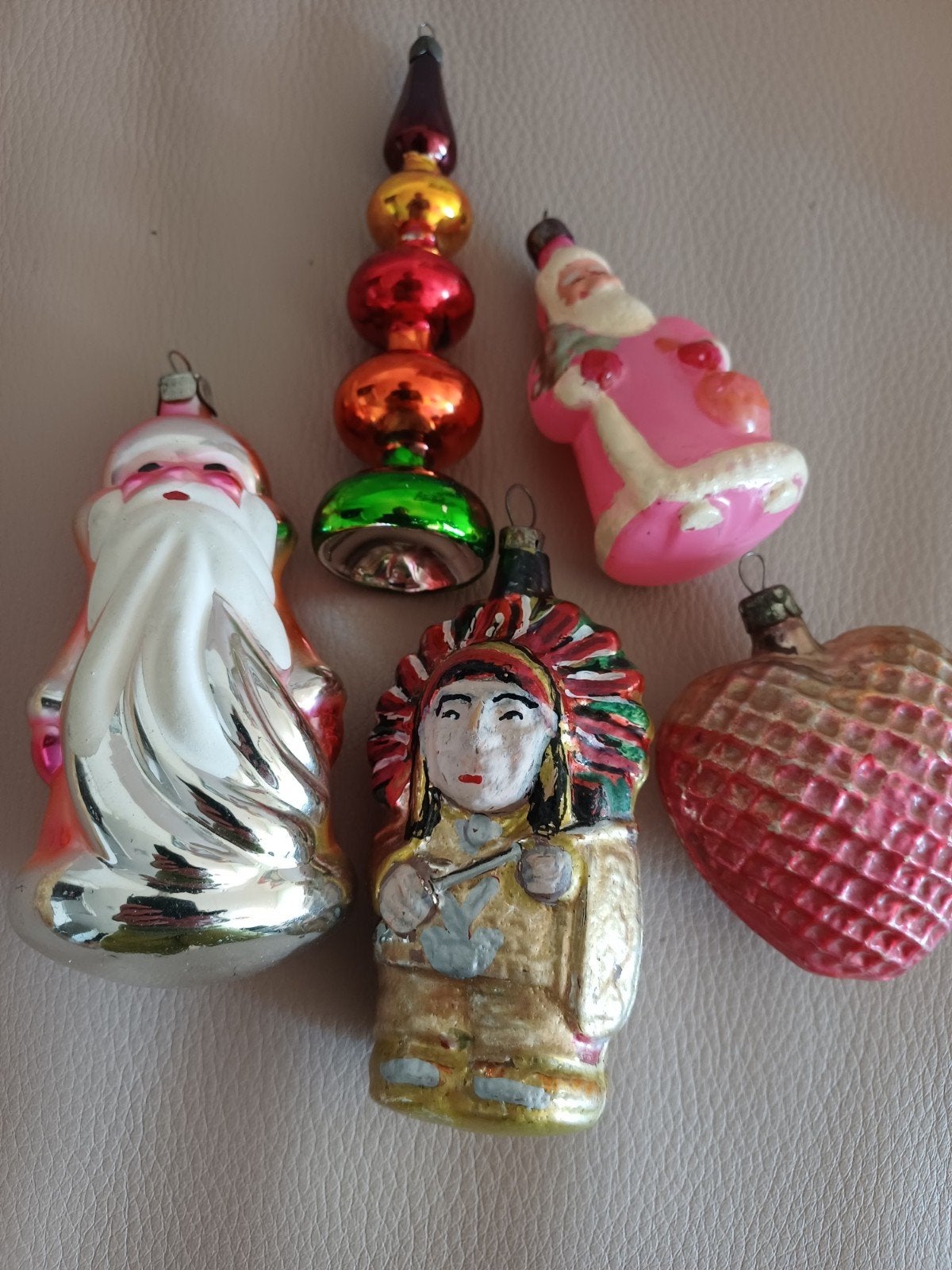 Oude vintage kerstballen van glas, Diversen, Ophalen of Verzenden