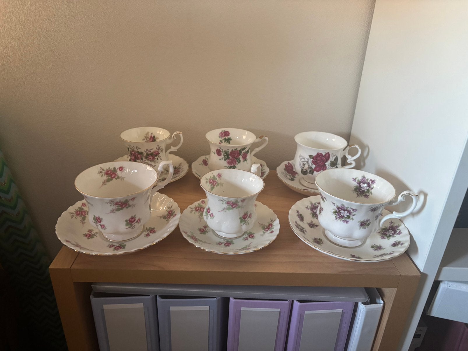 Vintage koffie- en theekoppen en schotels (6), Ophalen