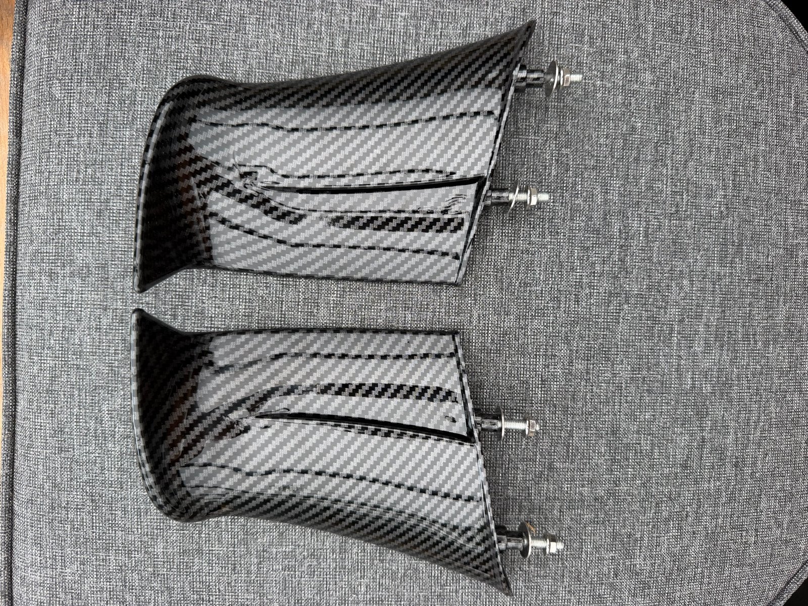 Carbon Look Side Skirt Splitters Universeel, Gebruikt, Carbon, ., Ophalen of Verzenden
