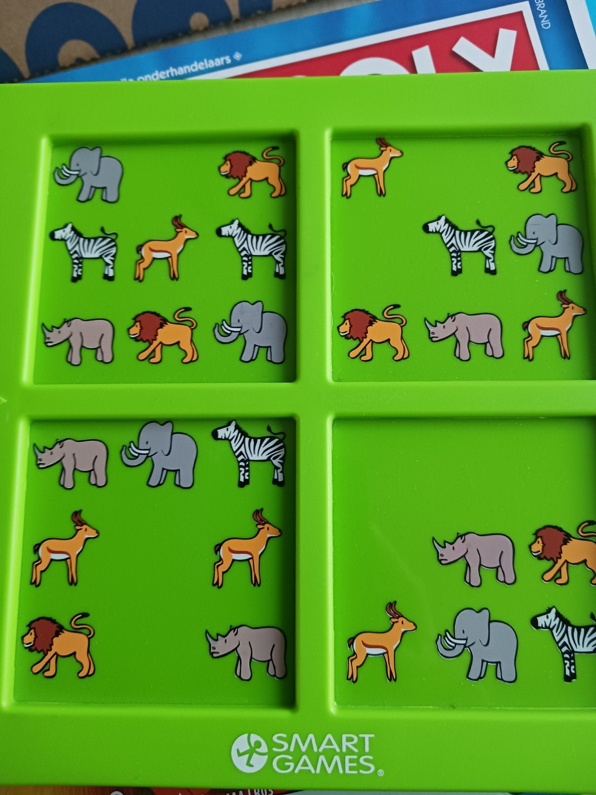 Smart Games Safari Rush - Logica Puzzelspel, Ophalen of Verzenden, Gebruikt, Jongen of Meisje
