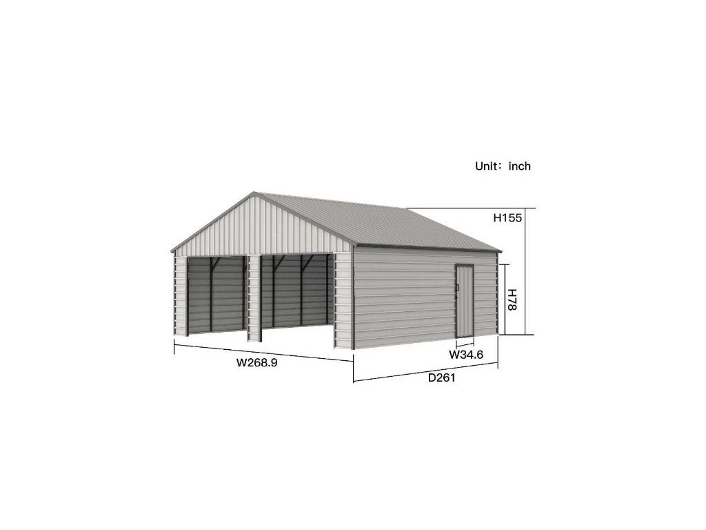 Garage / carport diverse maten‼️
