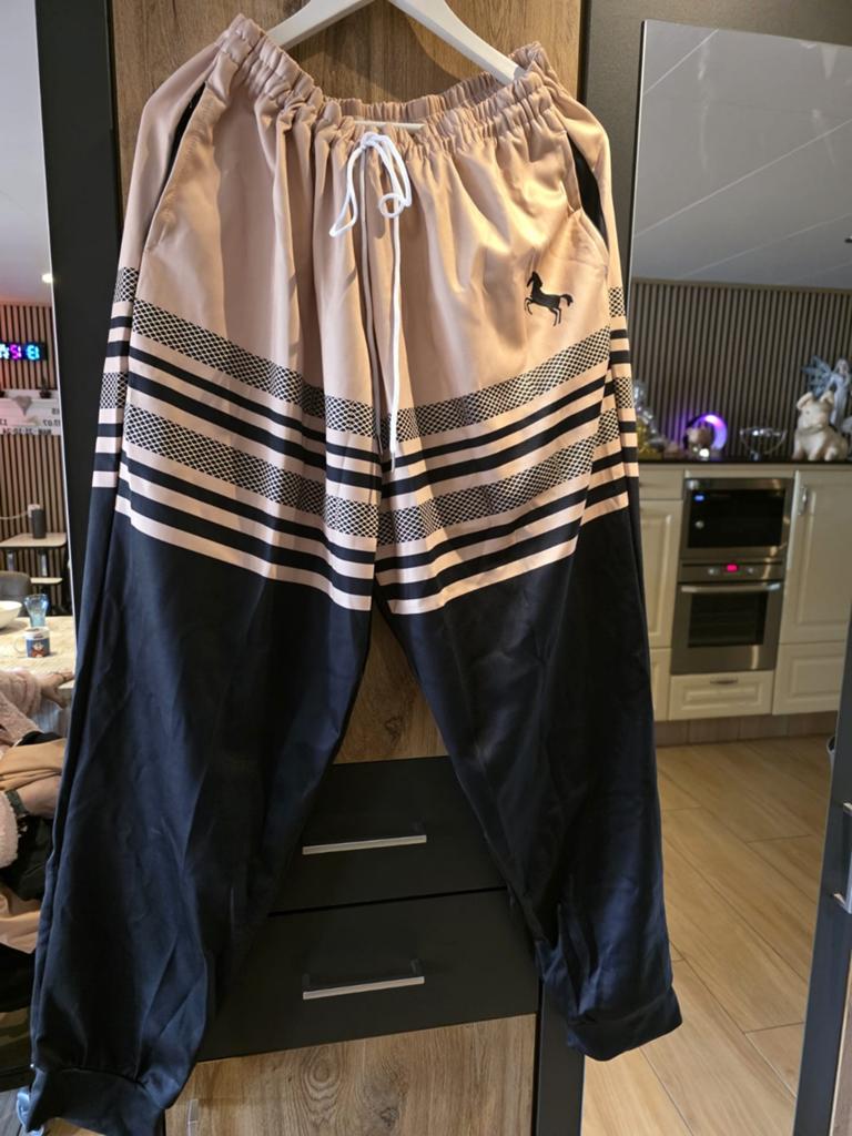 Comfortabele joggingbroek en hoodie set - 5XL, Kleding | Dames, Truien en Vesten, Beige, Maat 46/48 (XL) of groter, Ophalen of Verzenden