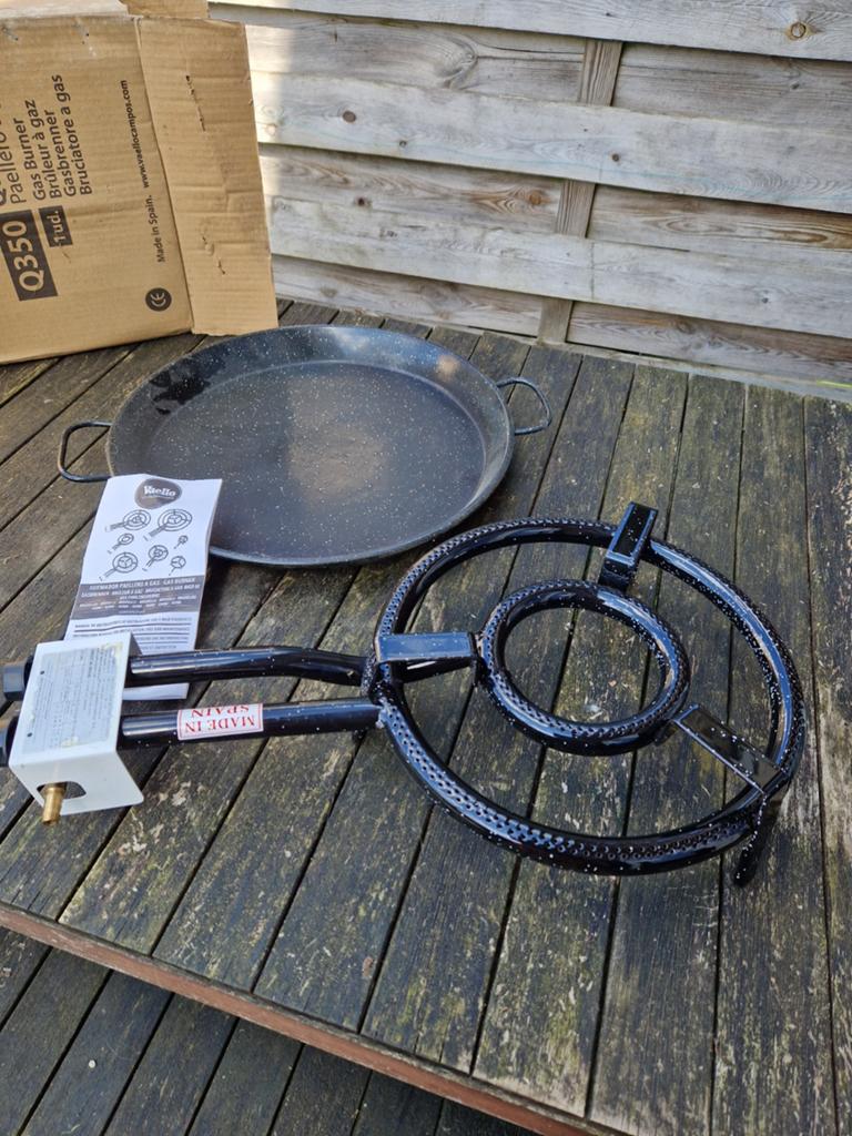 Paella Gasbrander Q350 met Paellapan - Nieuwstaat, Ophalen, Zo goed als nieuw, Vaello Campos