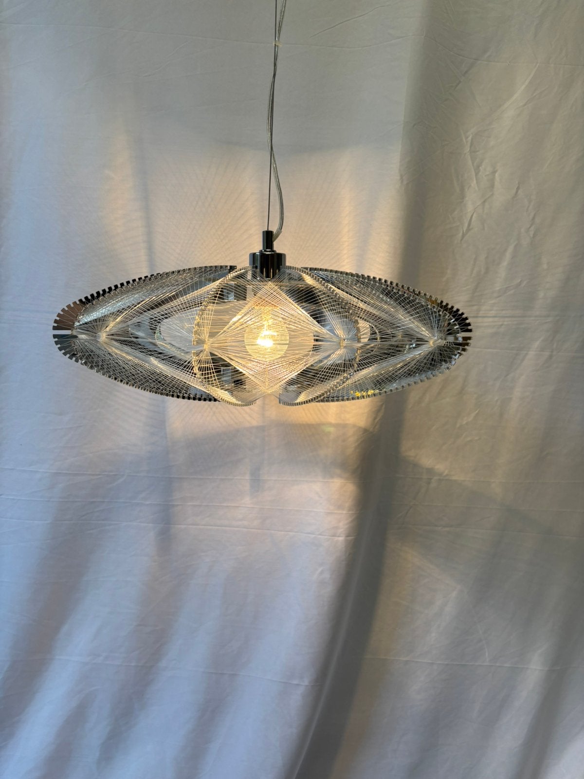 Vintage space age hanglamp Paul Secon / Sompex  jaren '70, Huis en Inrichting, Ophalen of Verzenden, Zo goed als nieuw