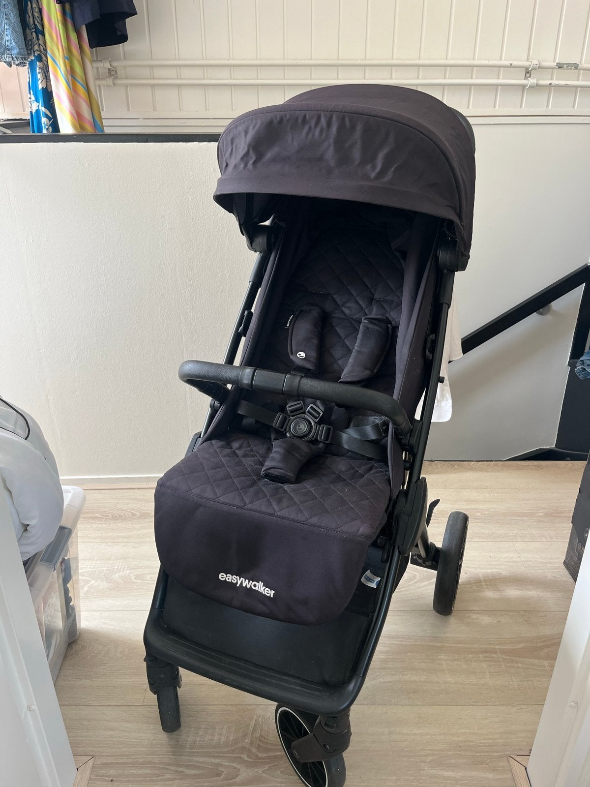 Easywalker Buggy Jackey XL - Zwart, Zo goed als nieuw, Ophalen, Zo goed als nieuw, Overige merken, Verstelbare rugleuning