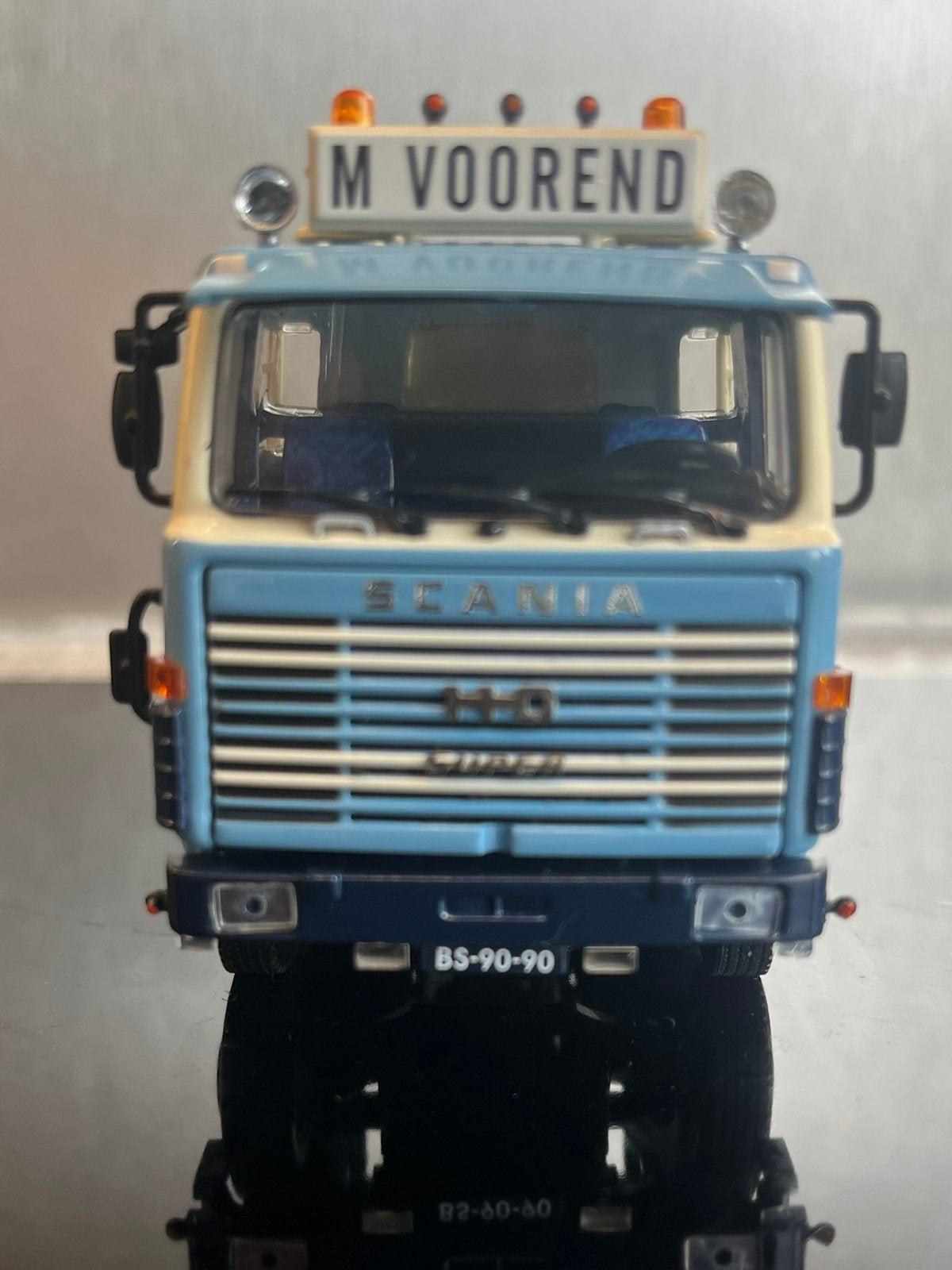 WSI Scania 110 M. Voorend 4x2, Ophalen of Verzenden, Zo goed als nieuw, Bus of Vrachtwagen, Tekno