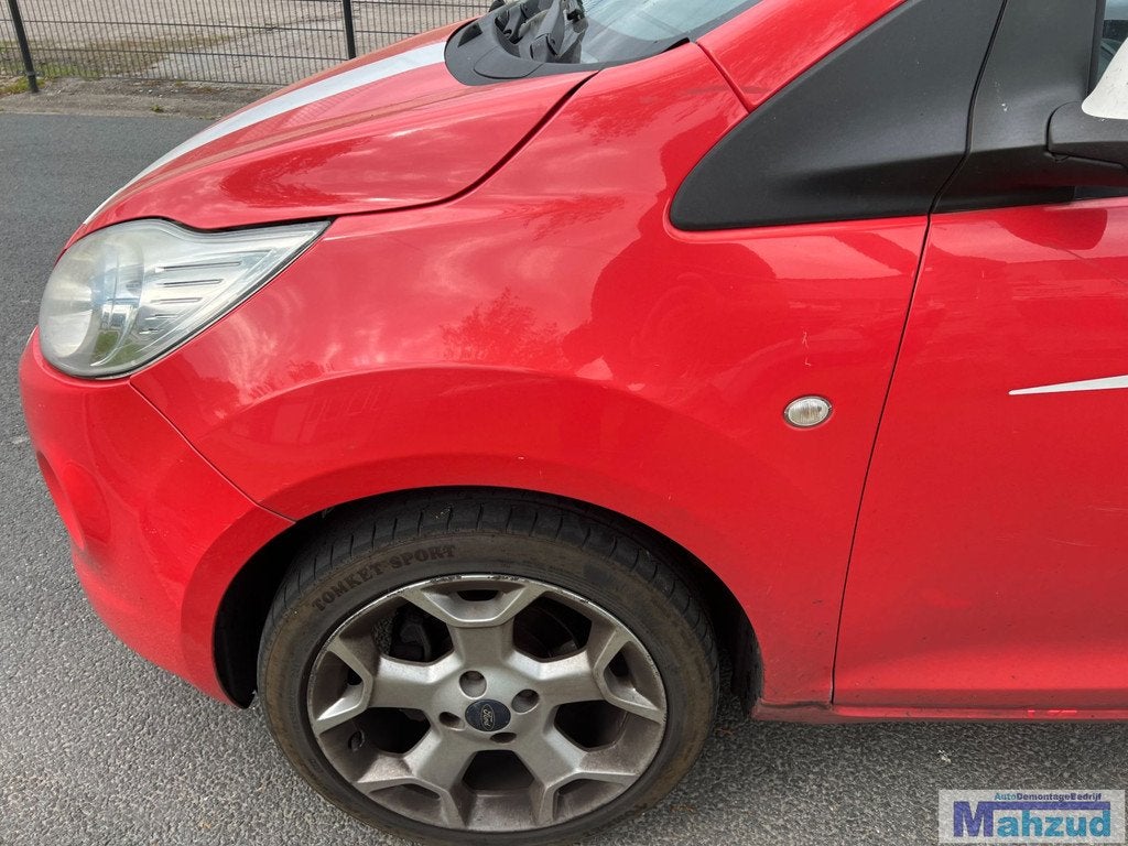 FORD KA 2 Rood 8P links voorscherm zijscherm 2008-2016, Gebruikt, Info@ford.com, Ophalen of Verzenden, Ford