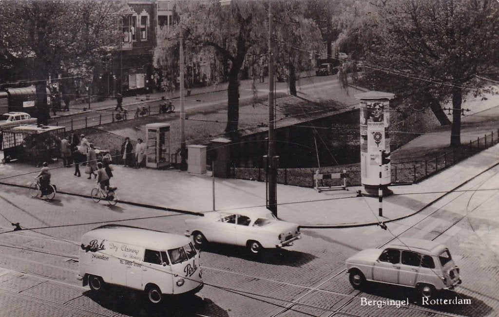 761U Rotterdam Bergsingel - inmiddels al historisch, Ophalen of Verzenden, 1960 tot 1980, Gelopen, Zuid-Holland