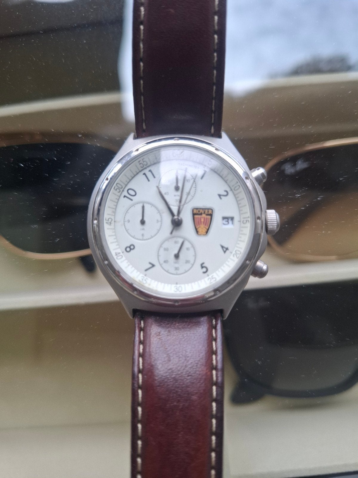 Rover horloge, Staal, Met bandje, 1960 of later, Ophalen