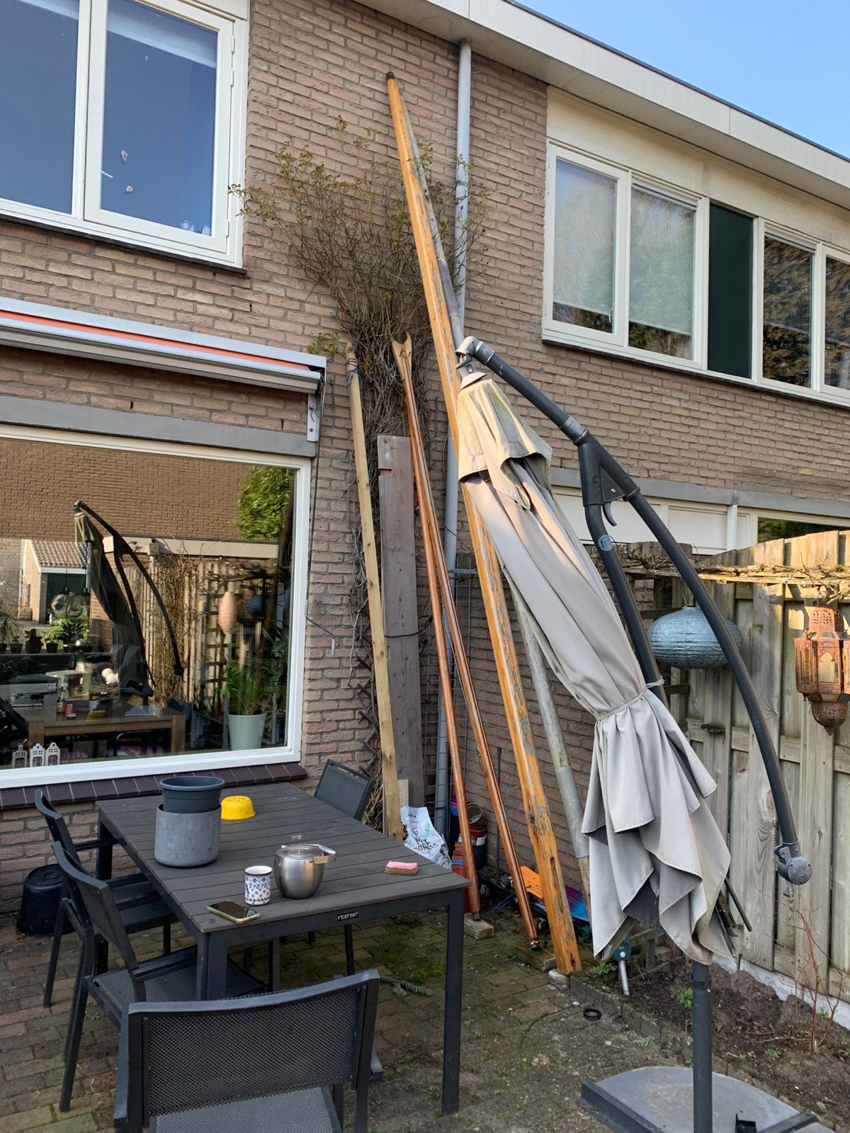 Mast giek gaffel valk / polyvalk, Ophalen, Gebruikt, Tuigage en Masten, Zeilboot