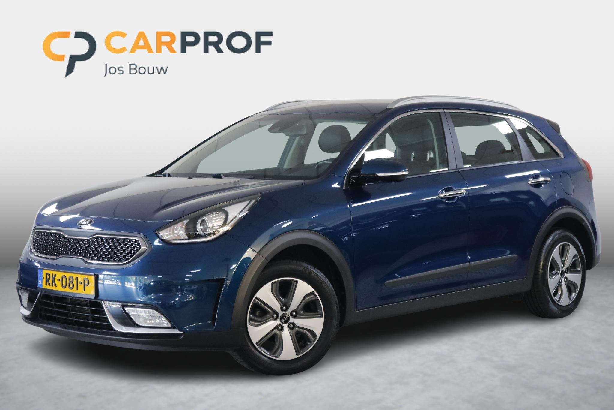 Kia Niro 1.6 GDi Hybrid DynamicLine Clima | Cruise | Carplay, Auto's, Gebruikt, Euro 6, 2 kWh, Blauw