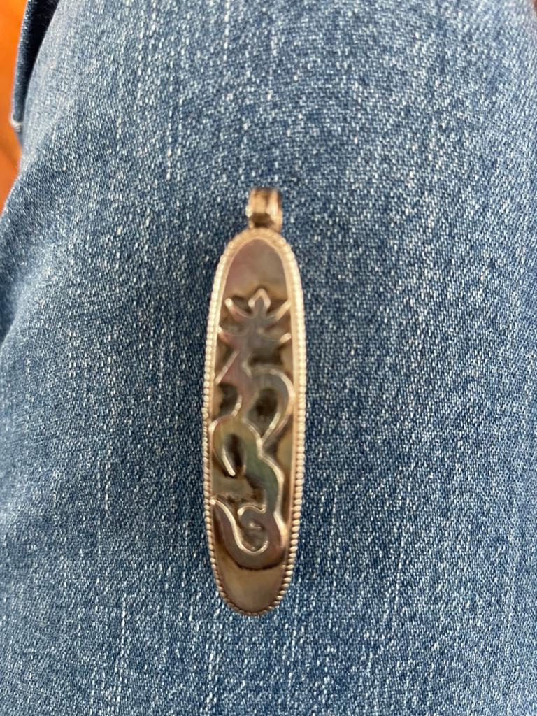 Tibetaanse Ghau Hanger Zilver 925, Antiek en Kunst, Ophalen of Verzenden, Zilver