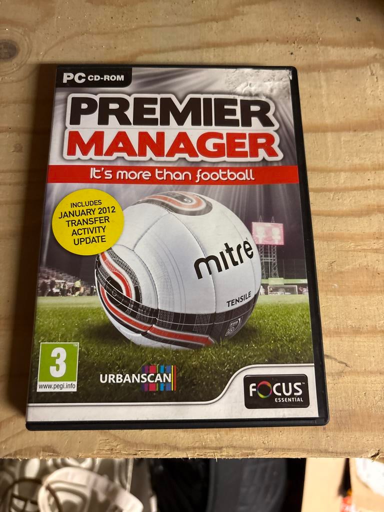 Premier Manager PC CD-ROM - Voetbal Management Game, Ophalen of Verzenden, Gebruikt, Simulatie