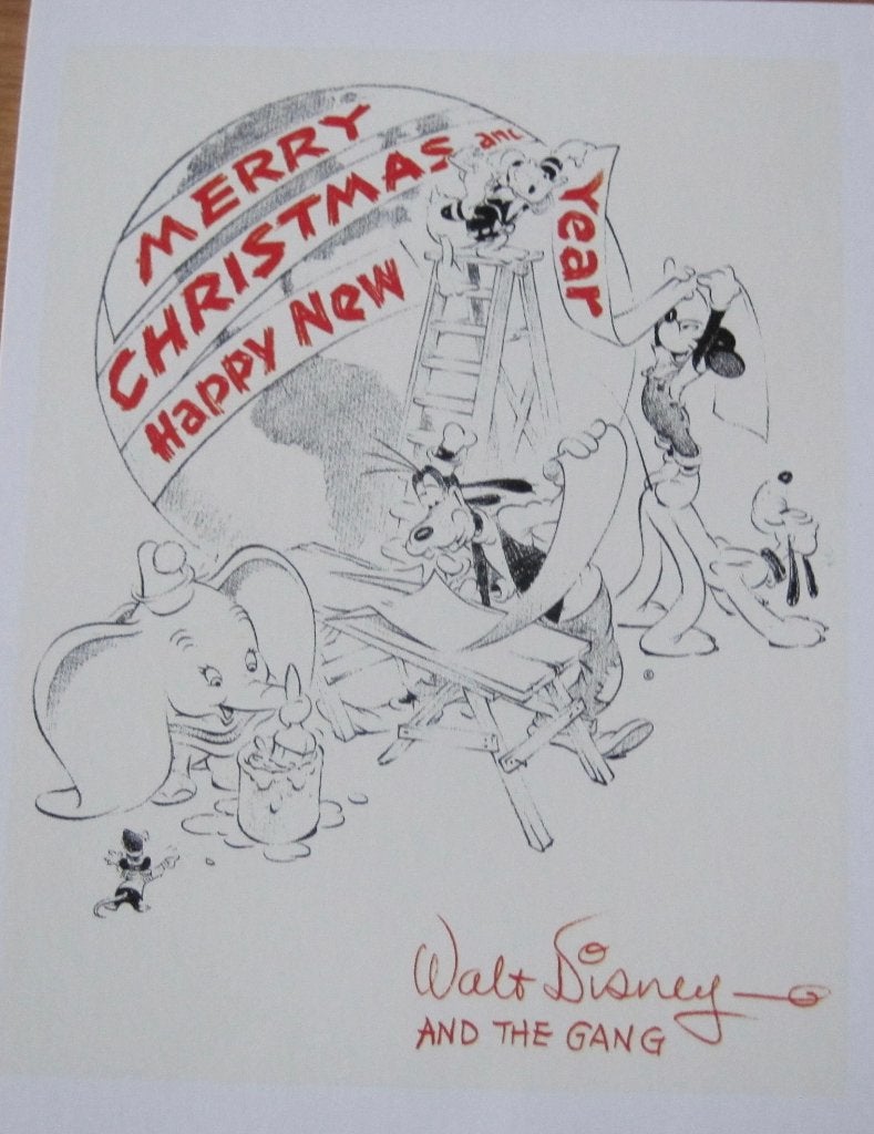 Kerst - Holiday greetings from Disney - nieuw, Verzenden, 1980 tot heden, Ongelopen, Overige thema's
