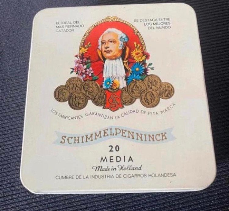 Blikje van Schimmelpenninck. 20 sigaren Media., Verzamelen, Ophalen of Verzenden, Zo goed als nieuw, Overige, Overige merken