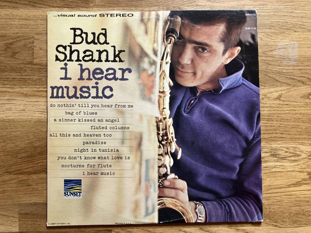 Bud Shank / I Hear Music, Ophalen of Verzenden, Zo goed als nieuw, Overige formaten, Jazz