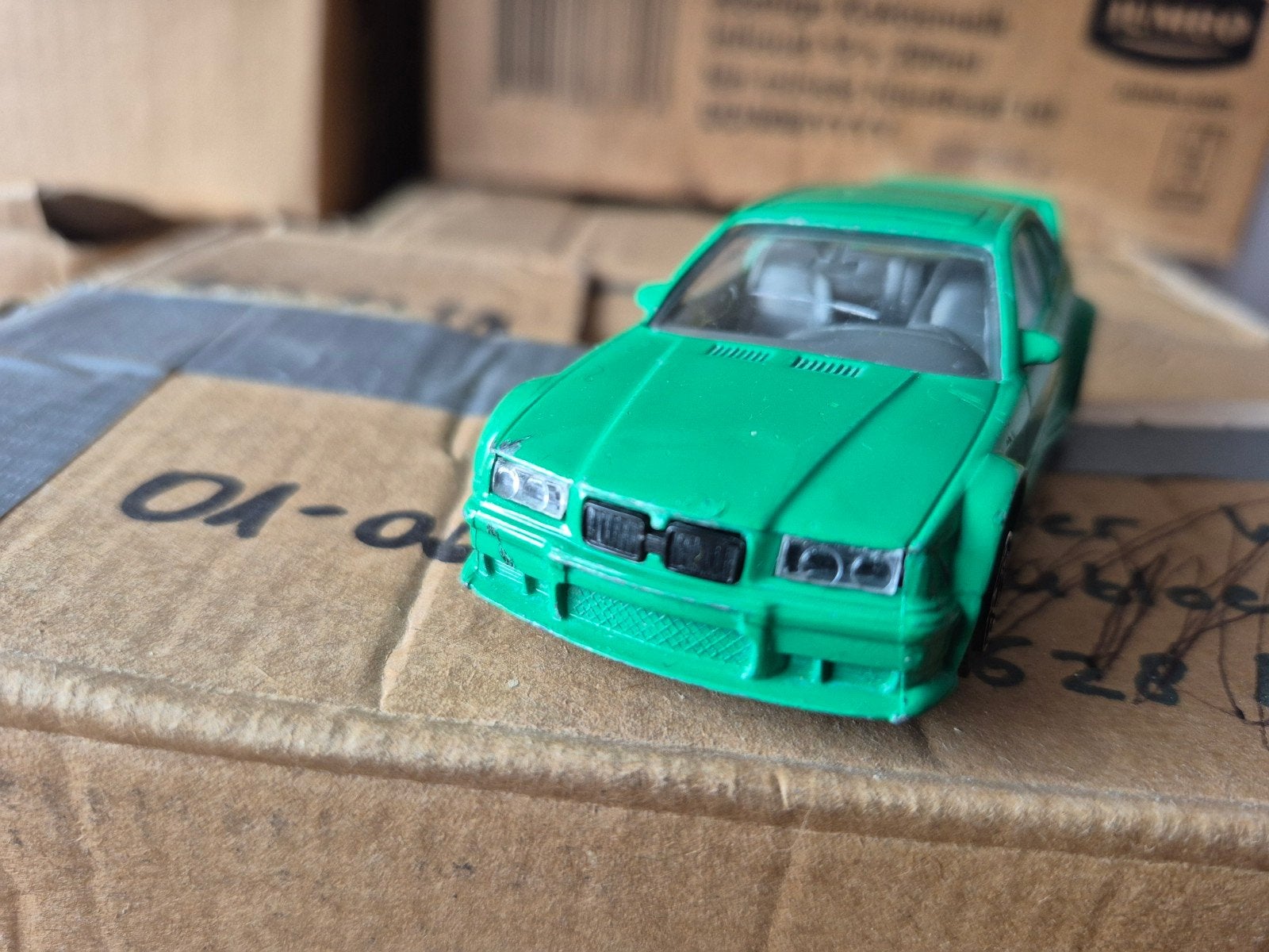 bmw m3 burago 1:43, Ophalen of Verzenden, Zo goed als nieuw, Auto, Overige merken