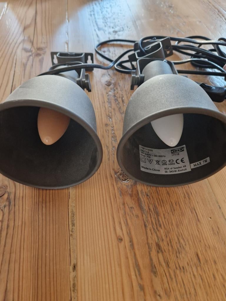 Nachtlampje slaapkamer, Ophalen, Zo goed als nieuw, Metaal of Aluminium