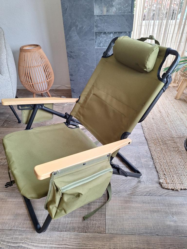 Compacte inklapbare campingstoel ANWB., Caravans en Kamperen, Ophalen, Campingstoel