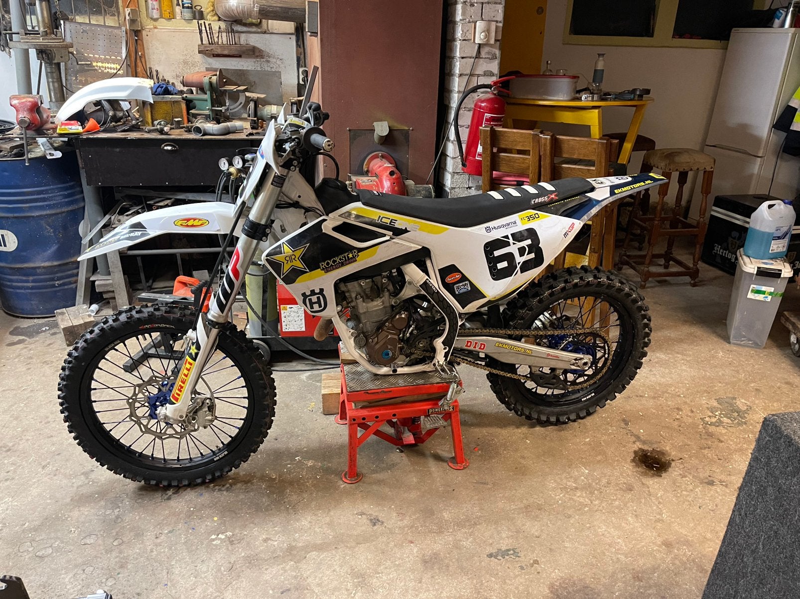 Husqvarna fc 350 2017, Motoren, Ophalen, Gebruikt